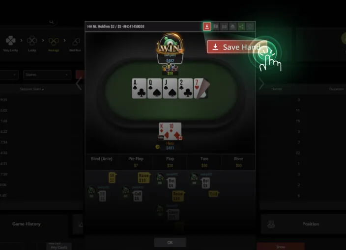 GGPoker手机客户端内容界面示例